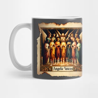 Angel choir by candlelight Mug